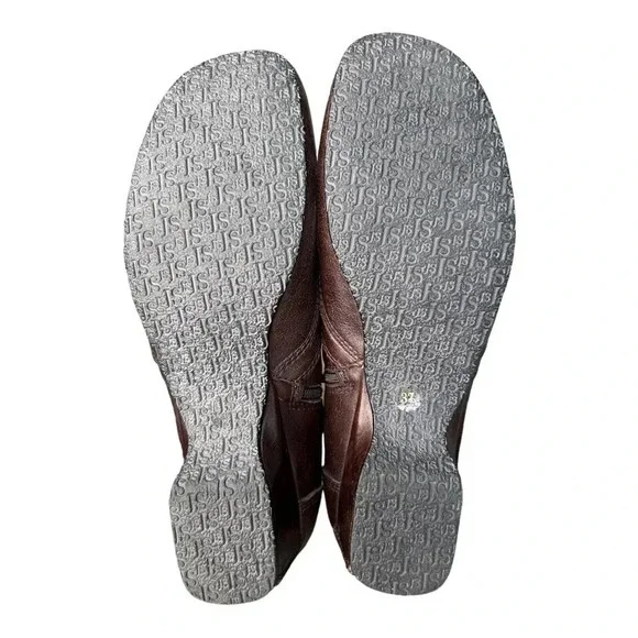 JOSEF SEIBEL Leather Ankle Bootie Women’s Size US 6 - 6.5 Brown vintage slip ons - Picture 10 of 12